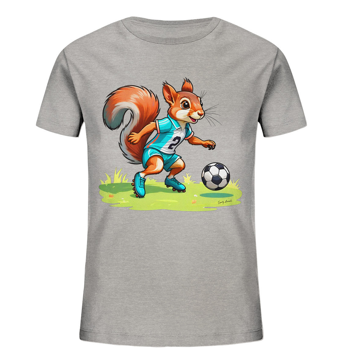 Soccer Squirrel T-Shirt Kids - Kids Organic Shirt