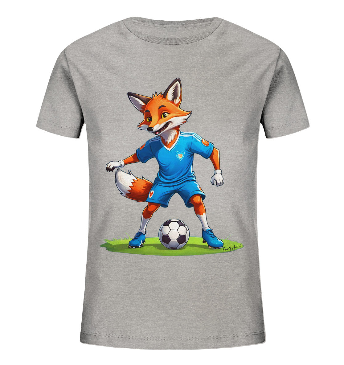 Soccer Fox T-Shirt Kids   - Kids Organic Shirt