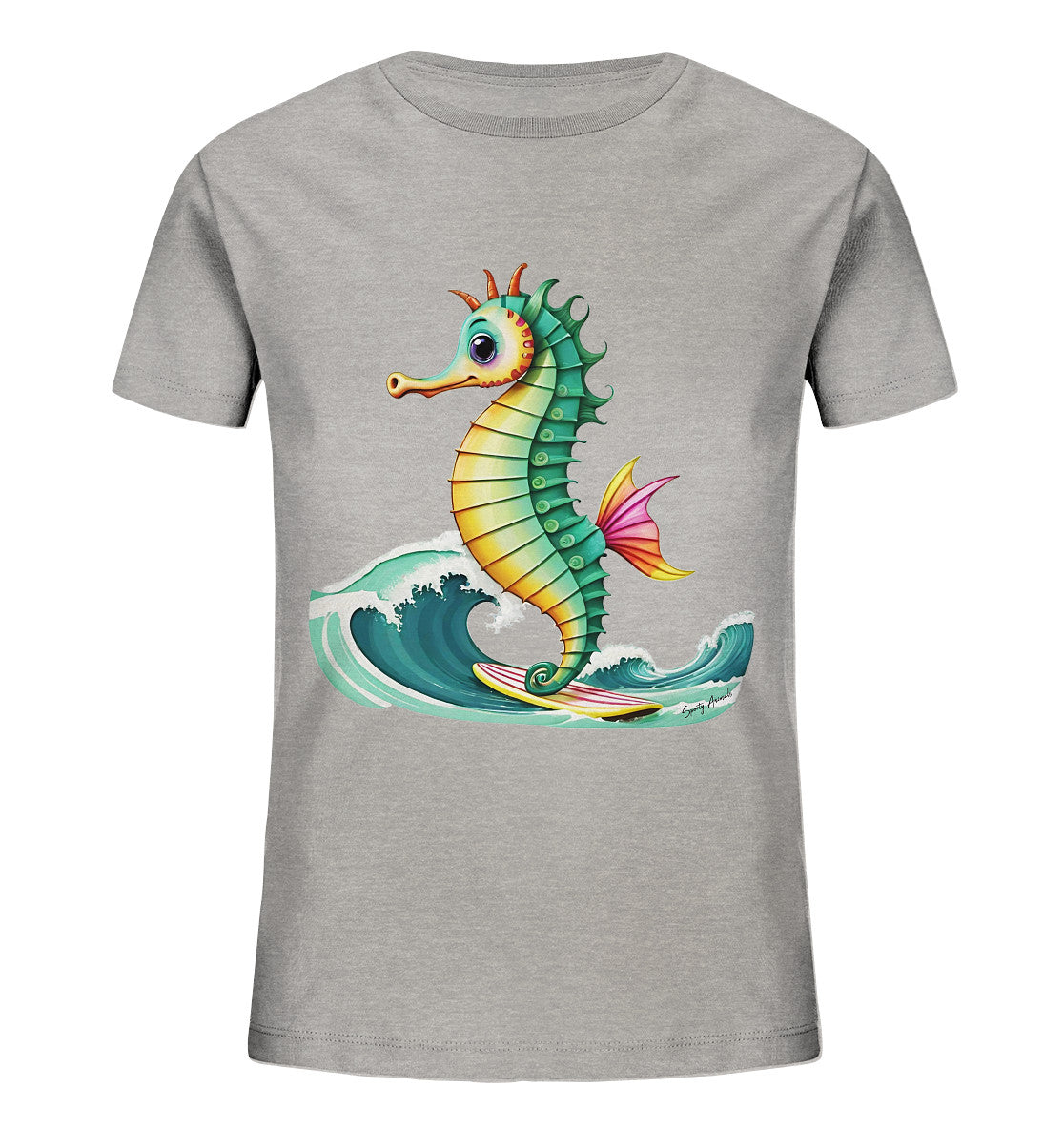 Surfing Seahorse - Kids Organic Shirt