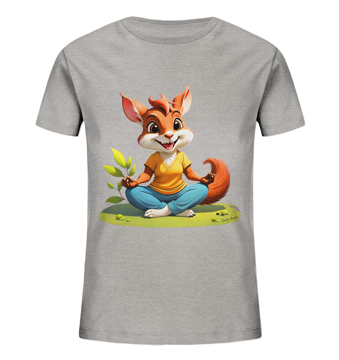 Yoga Squirrel - Kids Organic Shirt