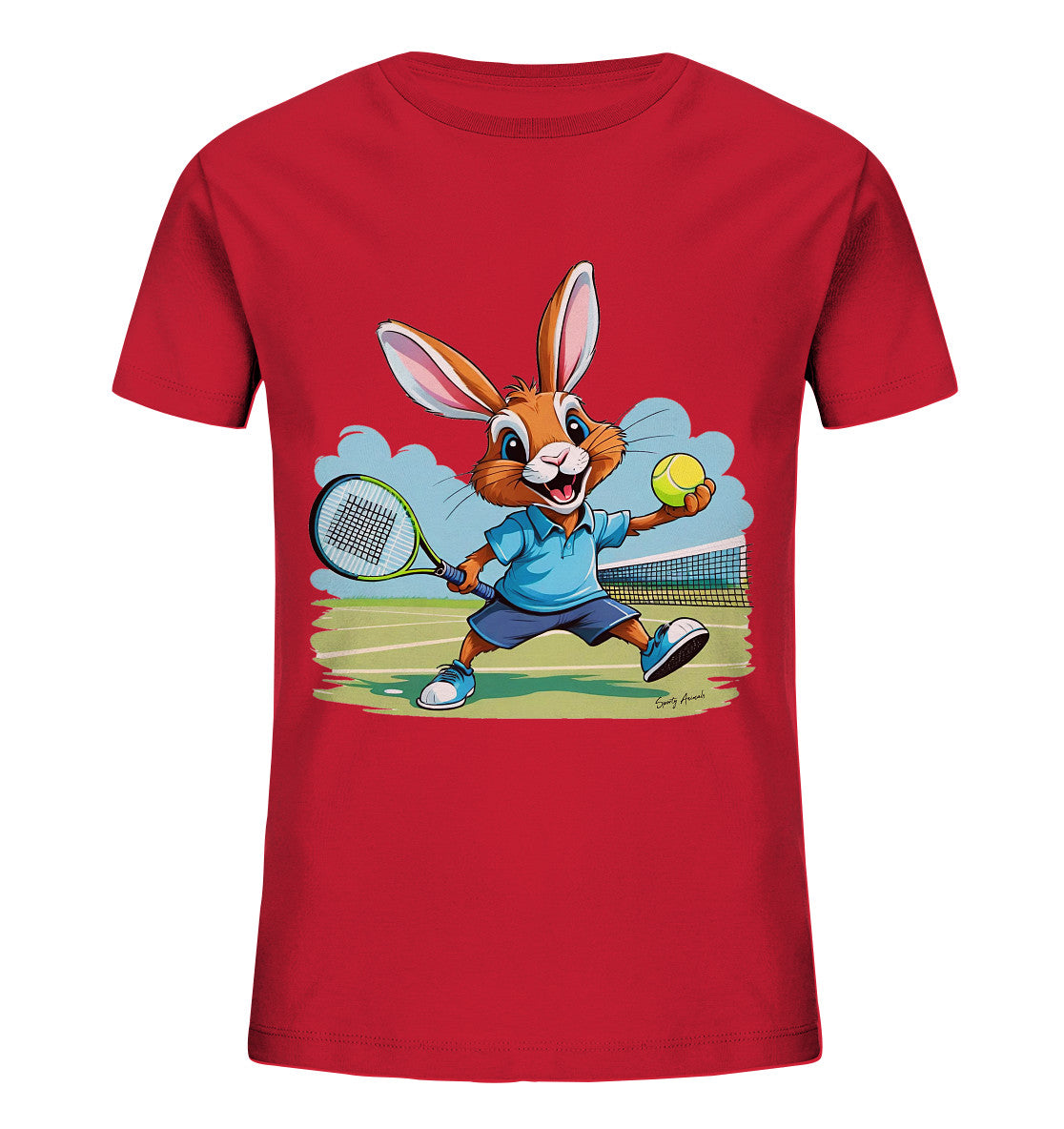 Tennis Bunny - Kids Organic Shirt