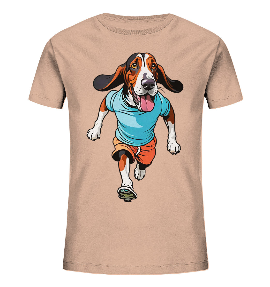 Jogging Dog  - Kids Organic Shirt