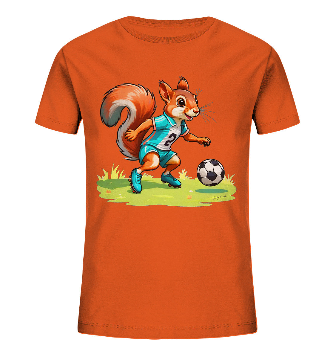 Soccer Squirrel T-Shirt Kids - Kids Organic Shirt