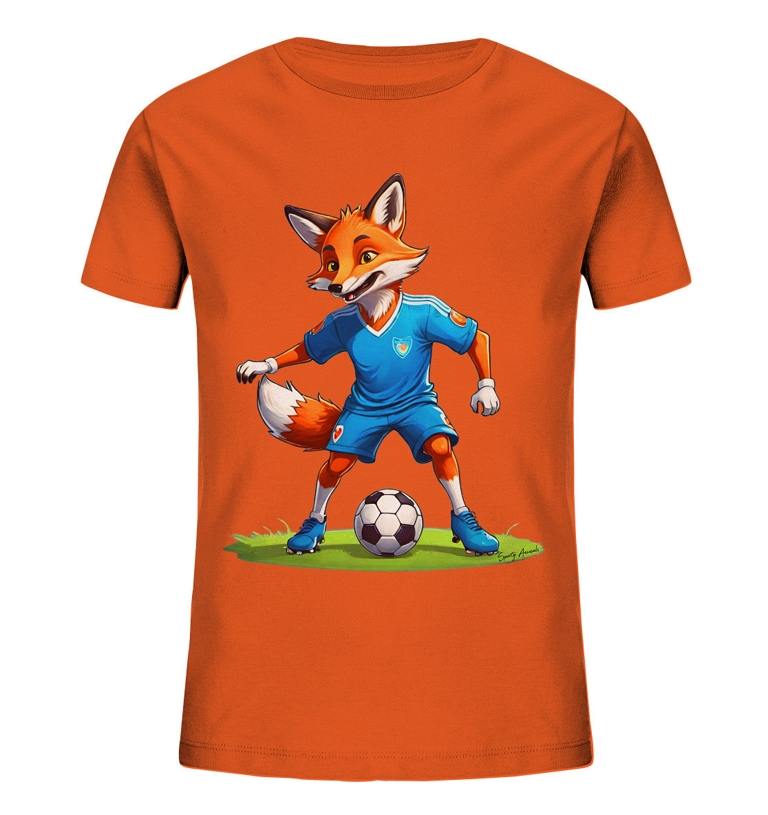 Soccer Fox T-Shirt Kids   - Kids Organic Shirt