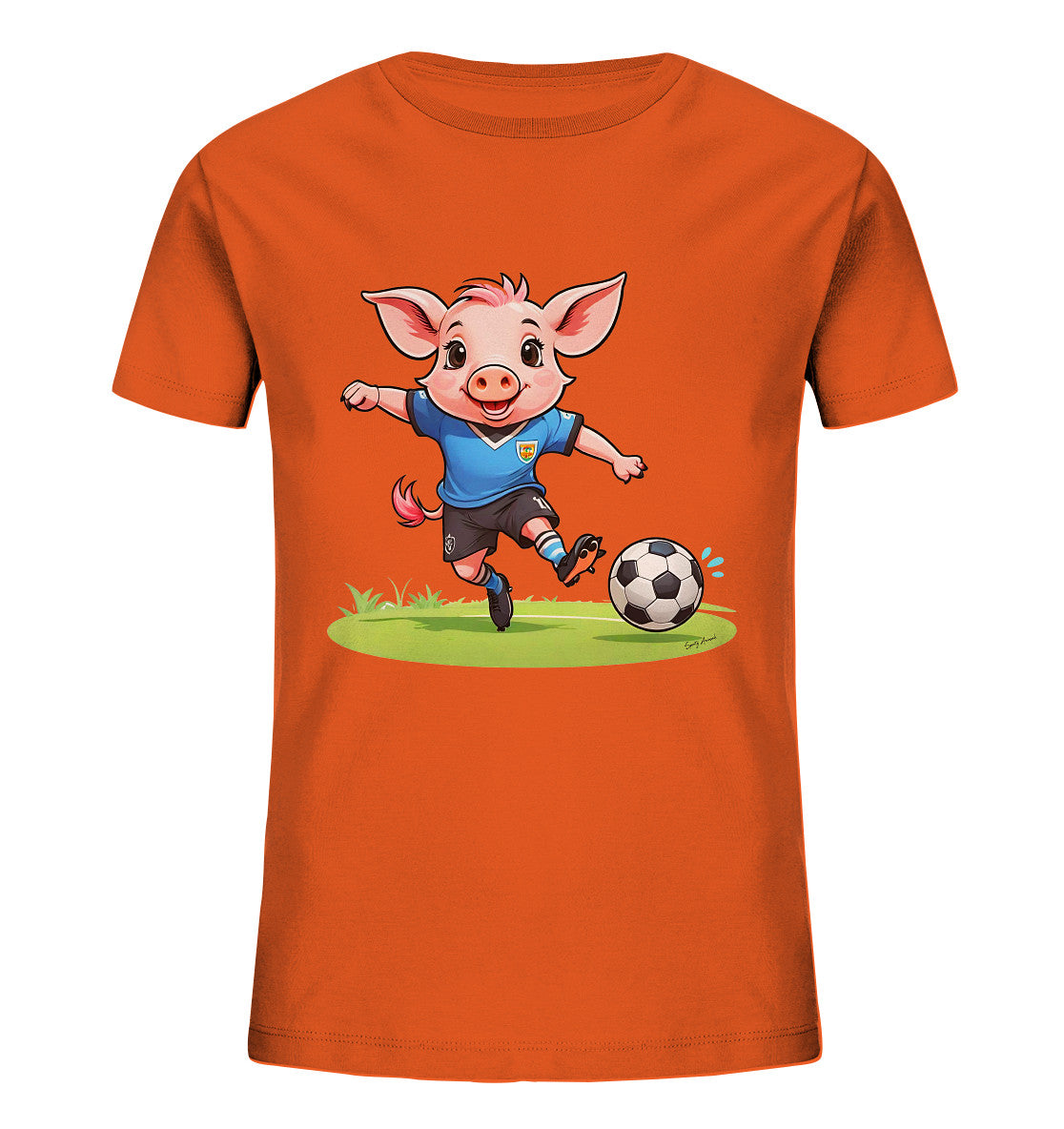 Soccer Pork T-Shirt Kids      - Kids Organic Shirt