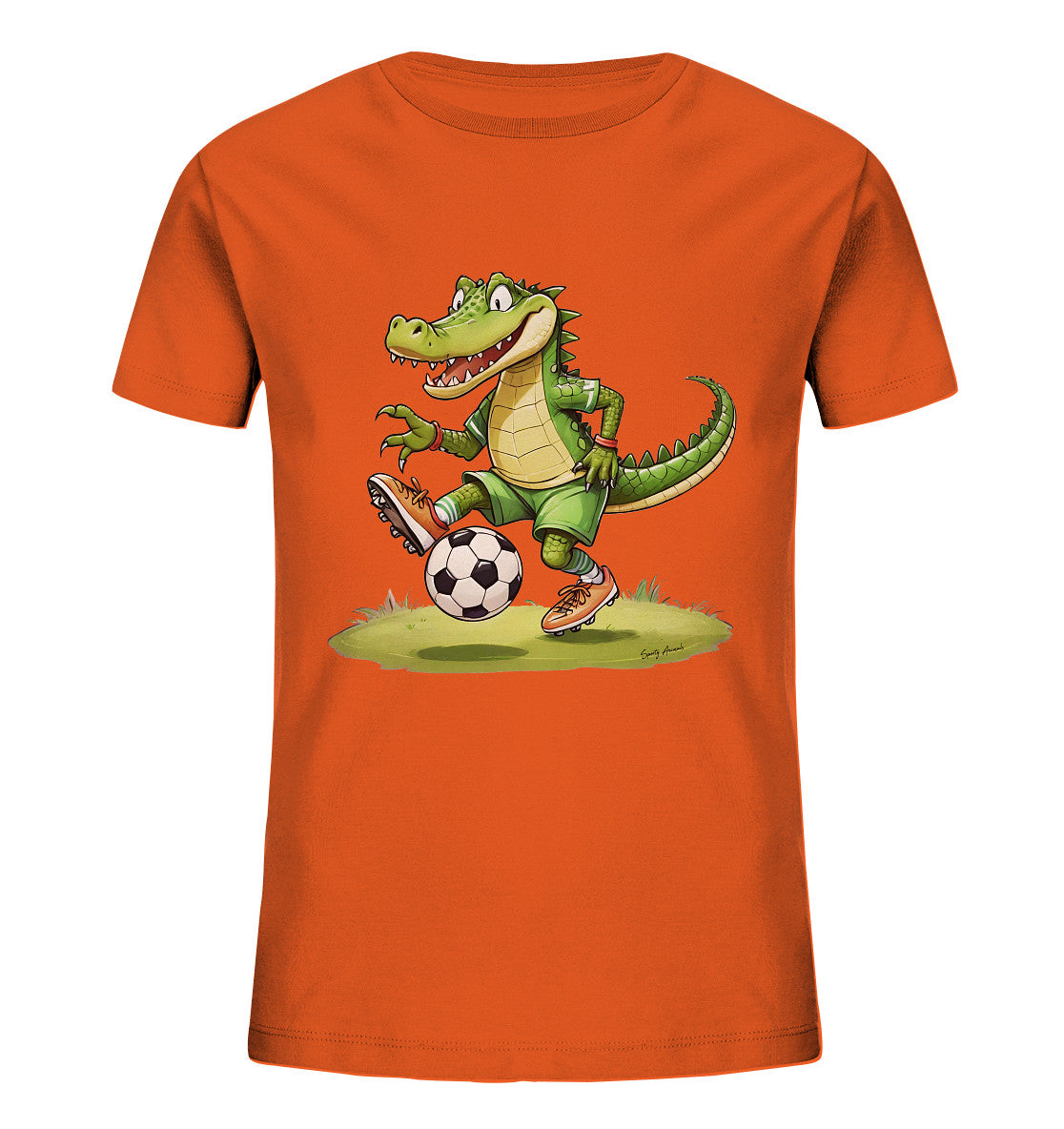 Soccer Crocodile - Kids Organic Shirt