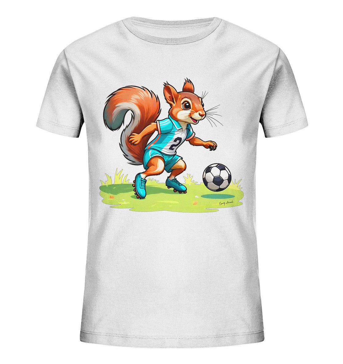 Soccer Squirrel T-Shirt Kids - Kids Organic Shirt