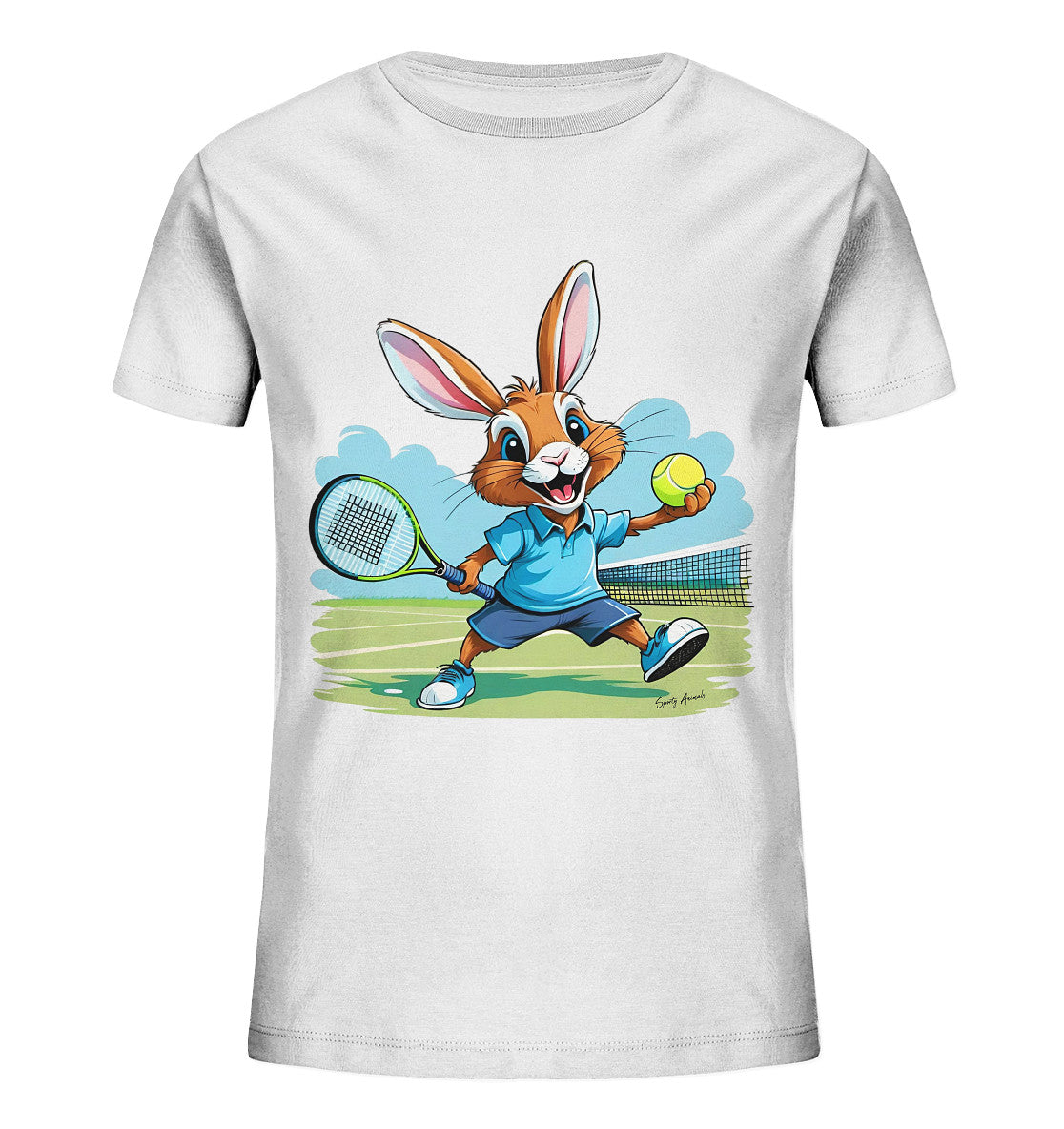 Tennis Bunny - Kids Organic Shirt