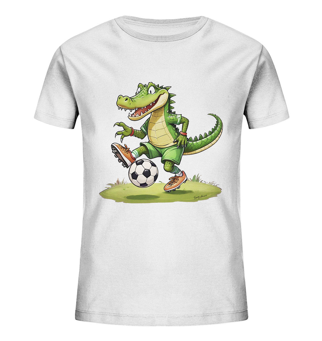 Soccer Crocodile - Kids Organic Shirt