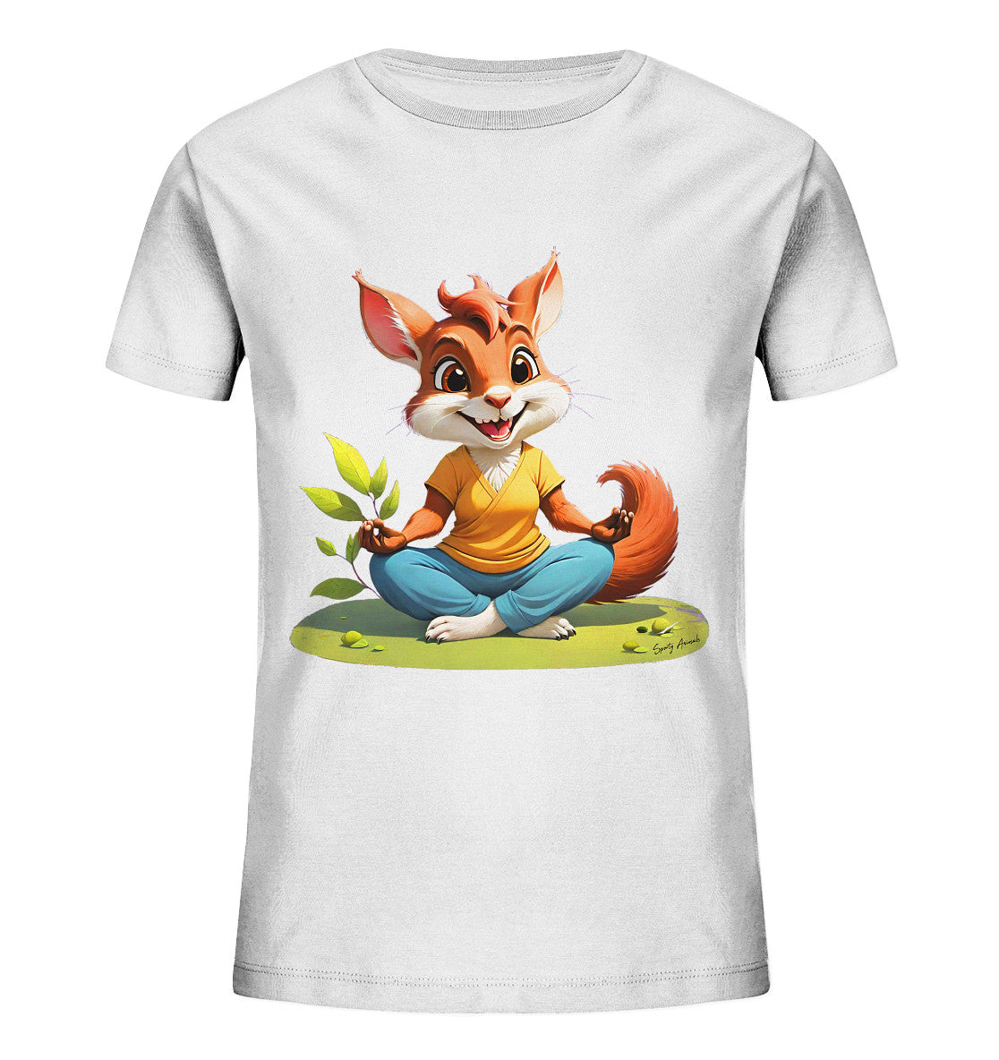 Yoga Squirrel - Kids Organic Shirt