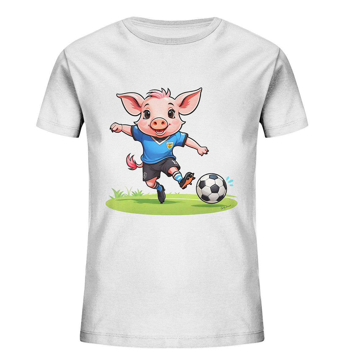 Soccer Pork T-Shirt Kids      - Kids Organic Shirt