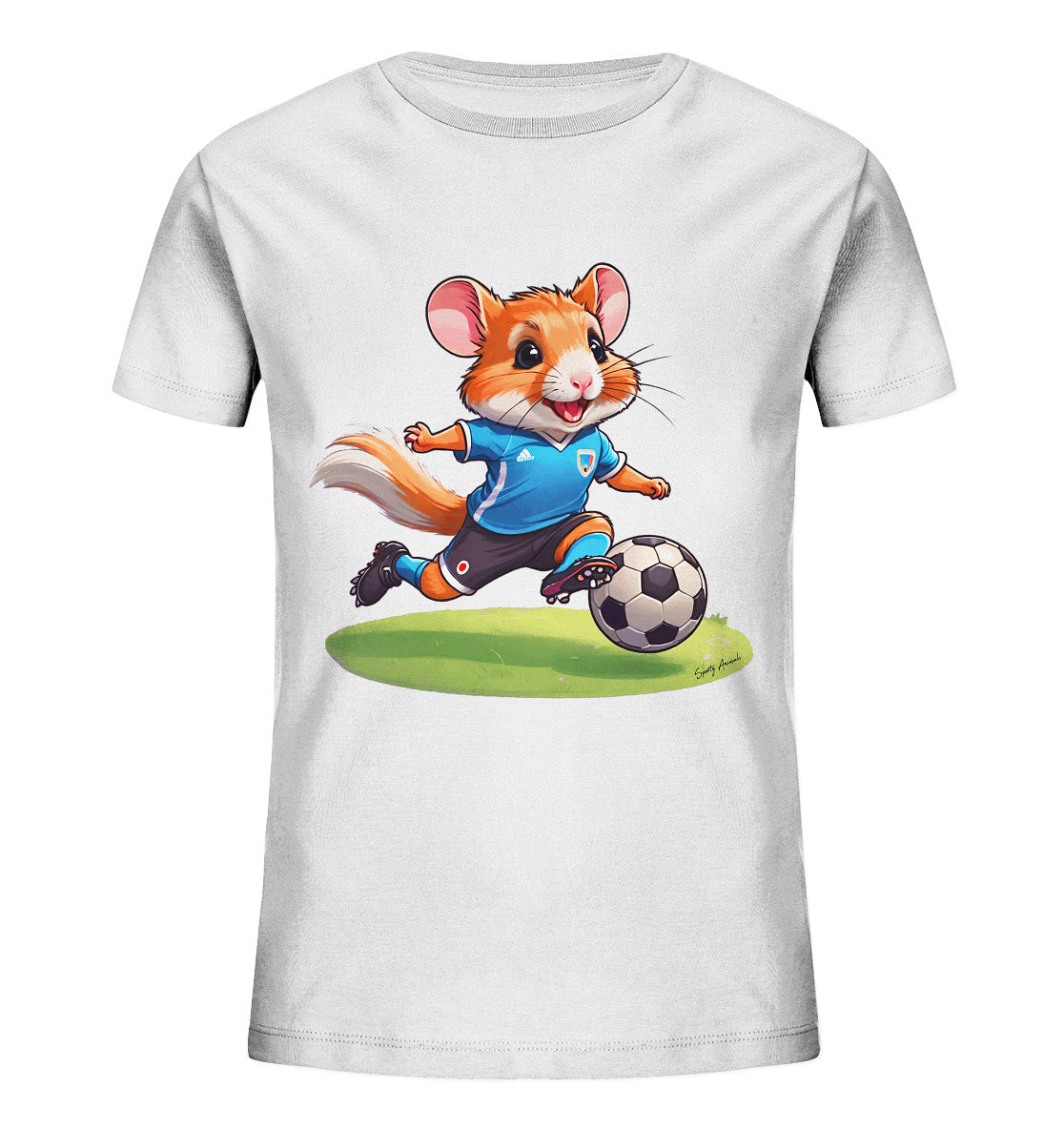 Soccer Hamster T-Shirt Kids   - Kids Organic Shirt