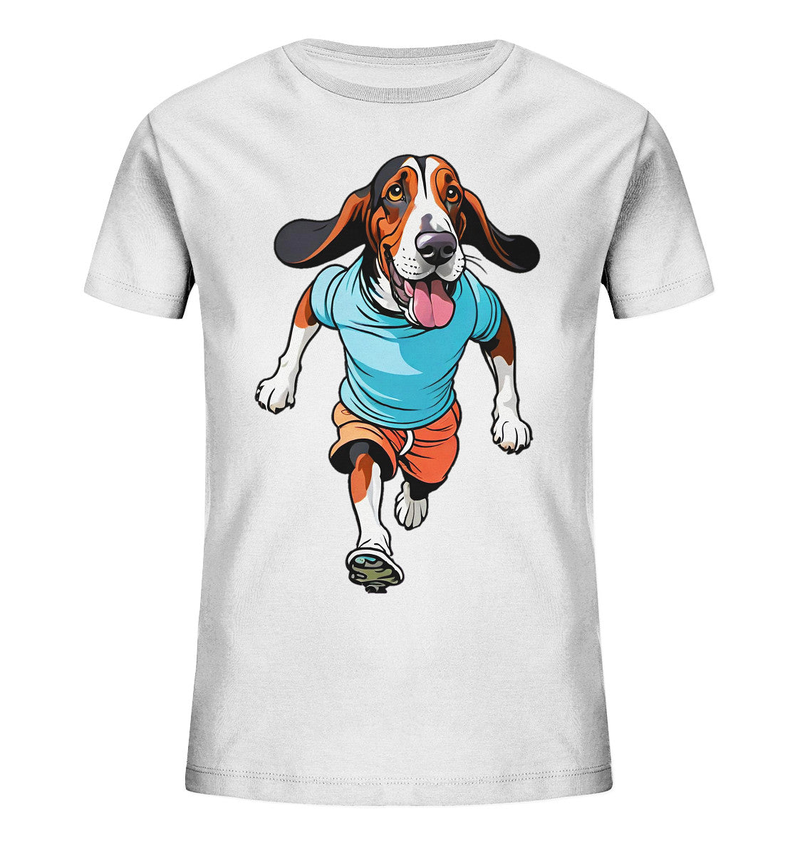 Jogging Dog  - Kids Organic Shirt