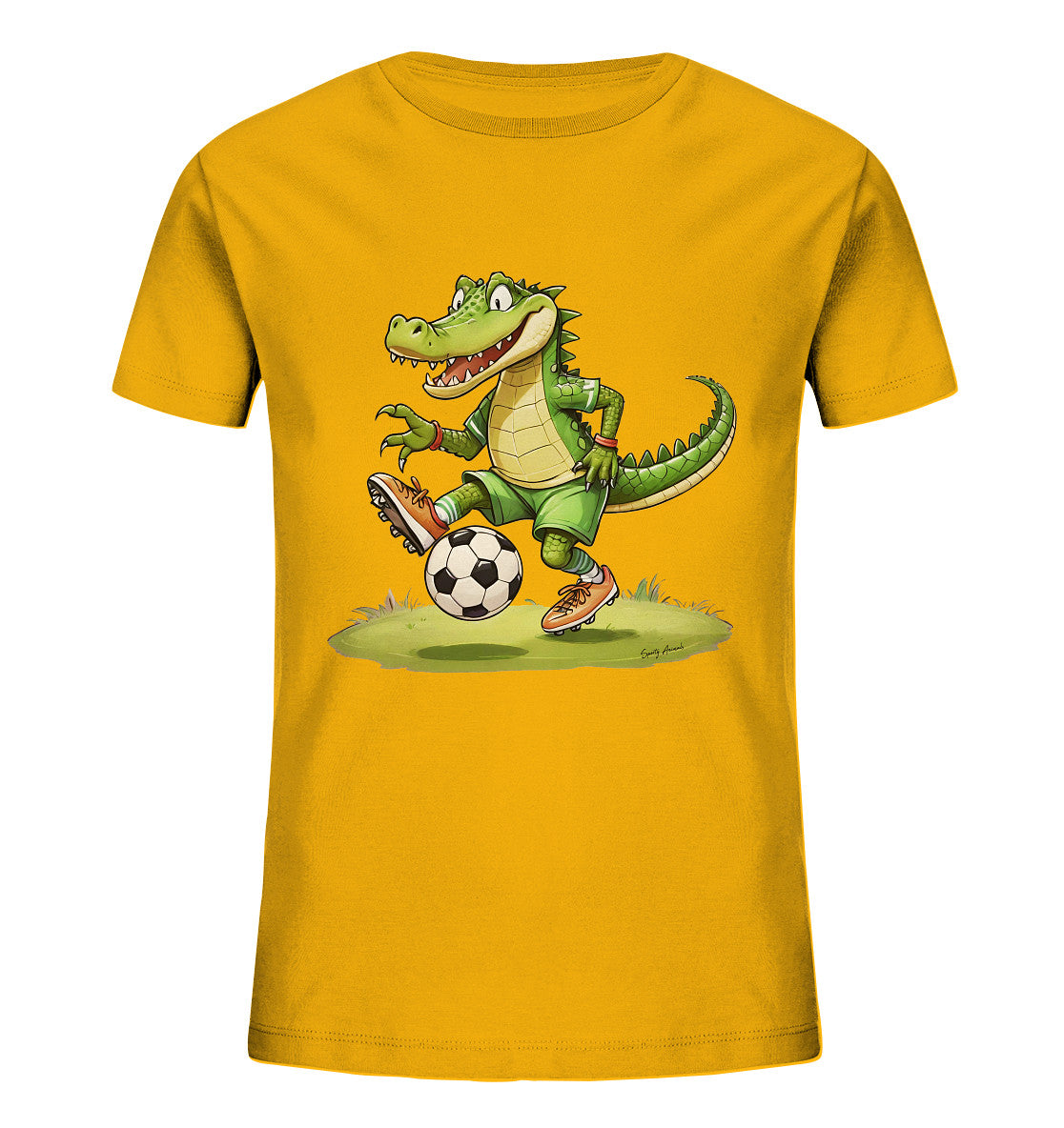 Soccer Crocodile - Kids Organic Shirt