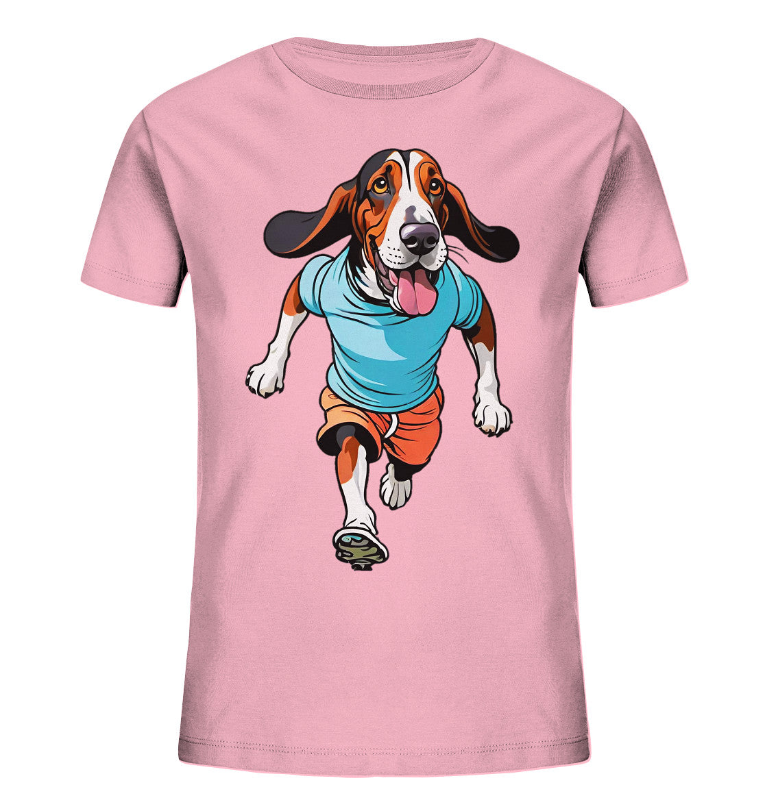 Jogging Dog  - Kids Organic Shirt