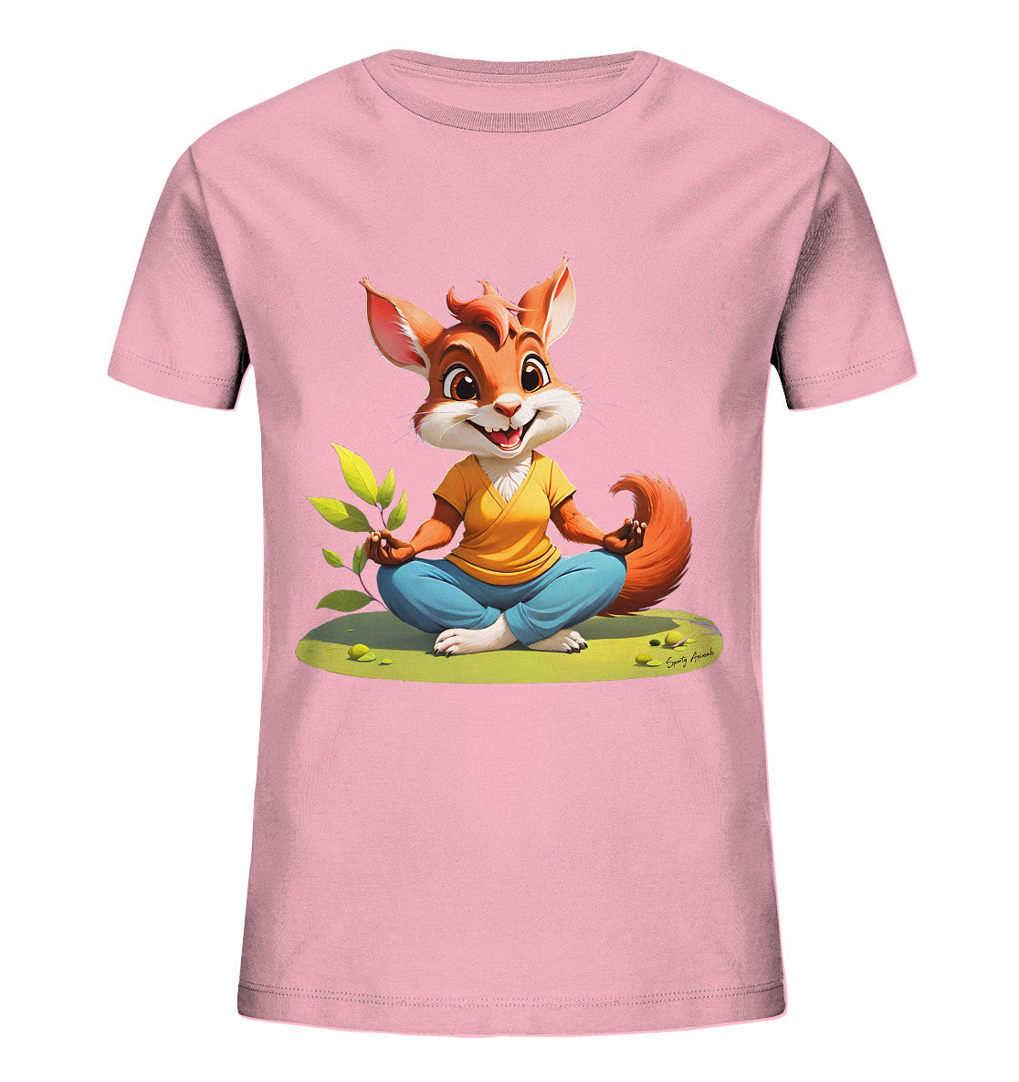 Yoga Squirrel - Kids Organic Shirt