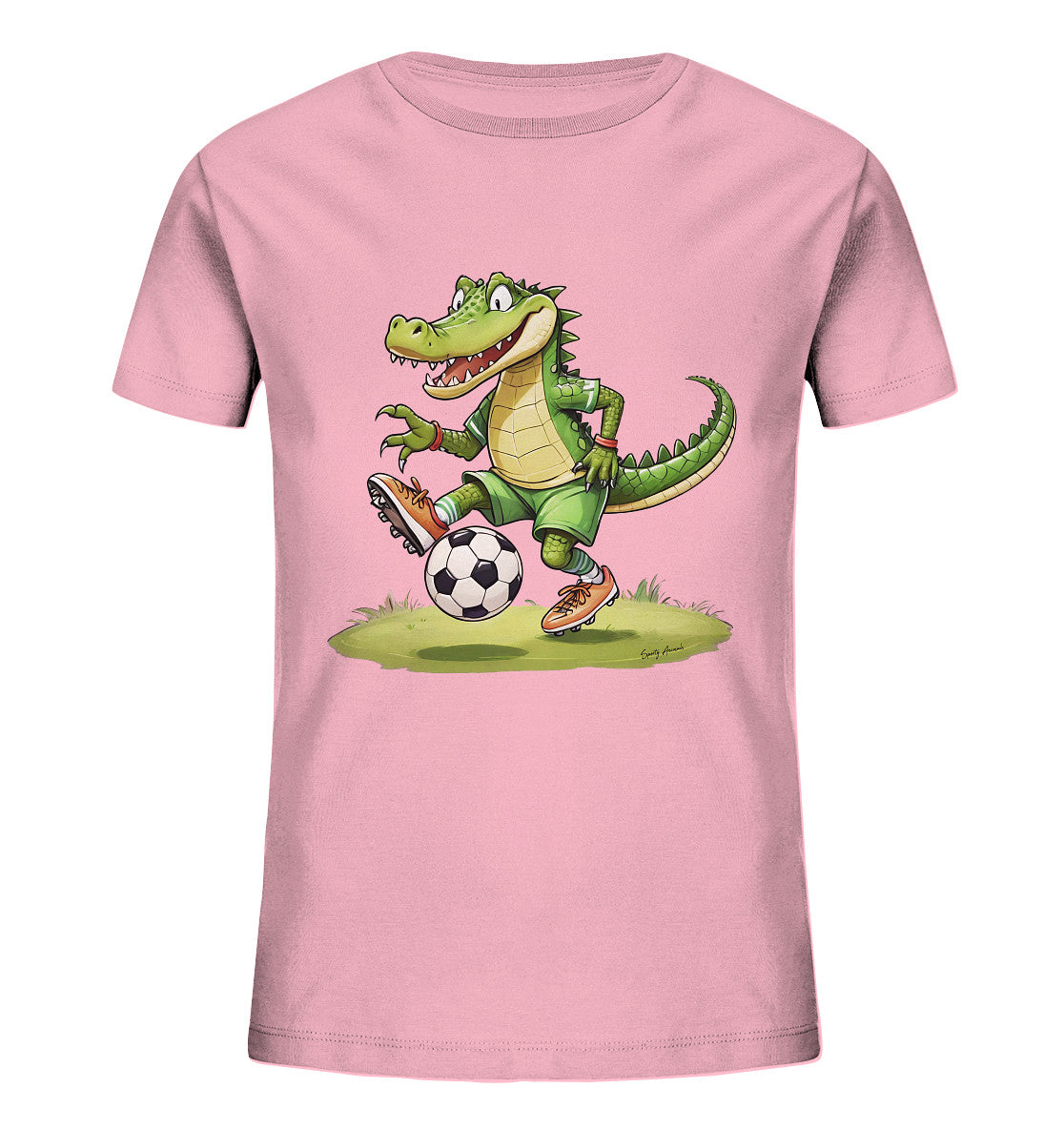 Soccer Crocodile - Kids Organic Shirt