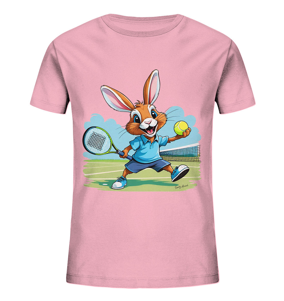 Tennis Bunny - Kids Organic Shirt