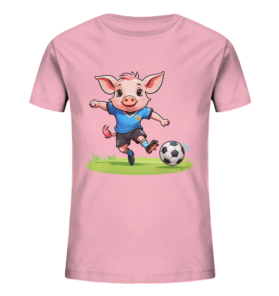 Soccer Pork T-Shirt Kids      - Kids Organic Shirt