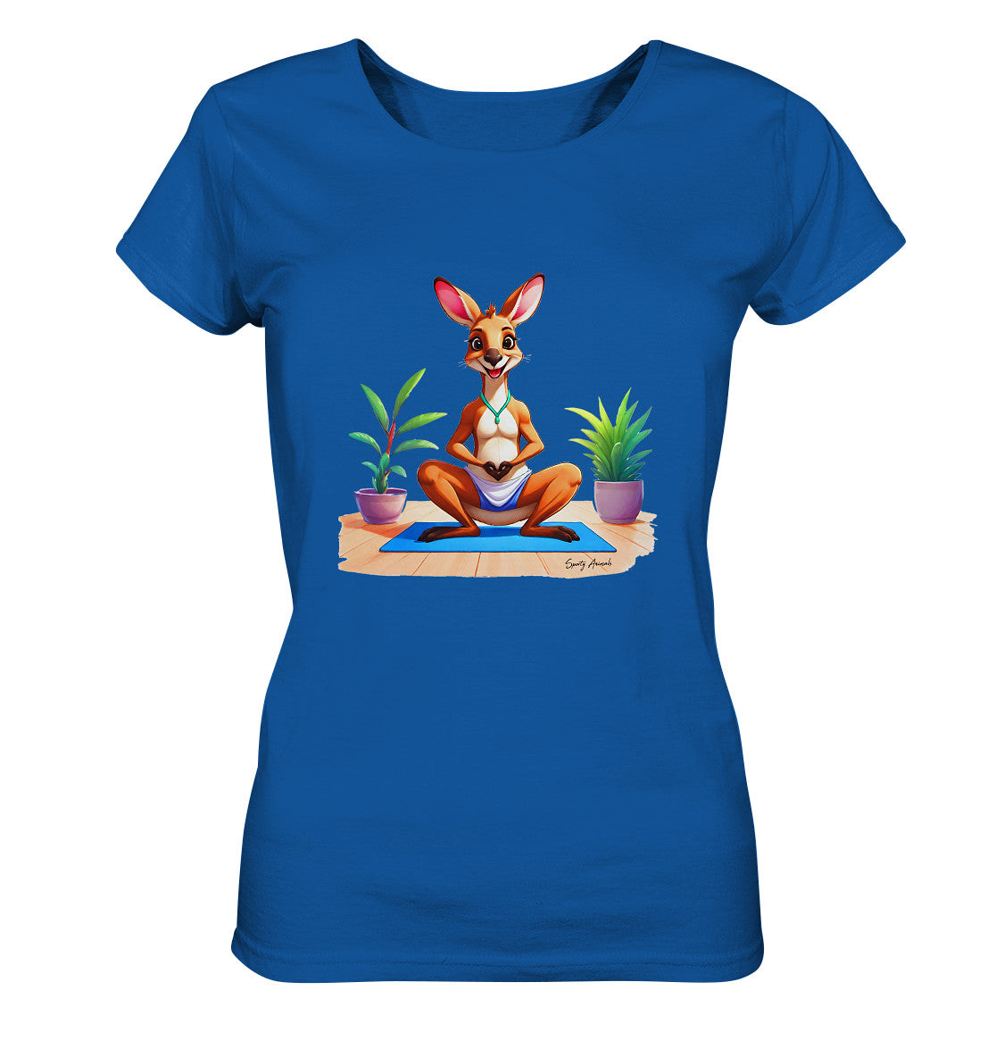 Yoga Kangaroo - Ladies Organic Shirt