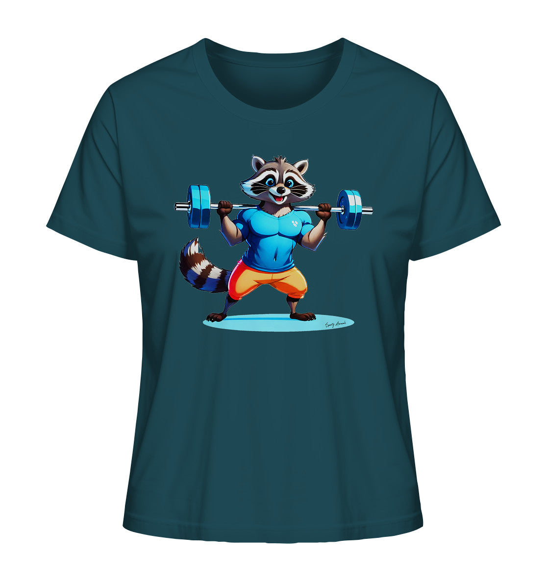 Fitness Raccoon - Ladies Organic Shirt