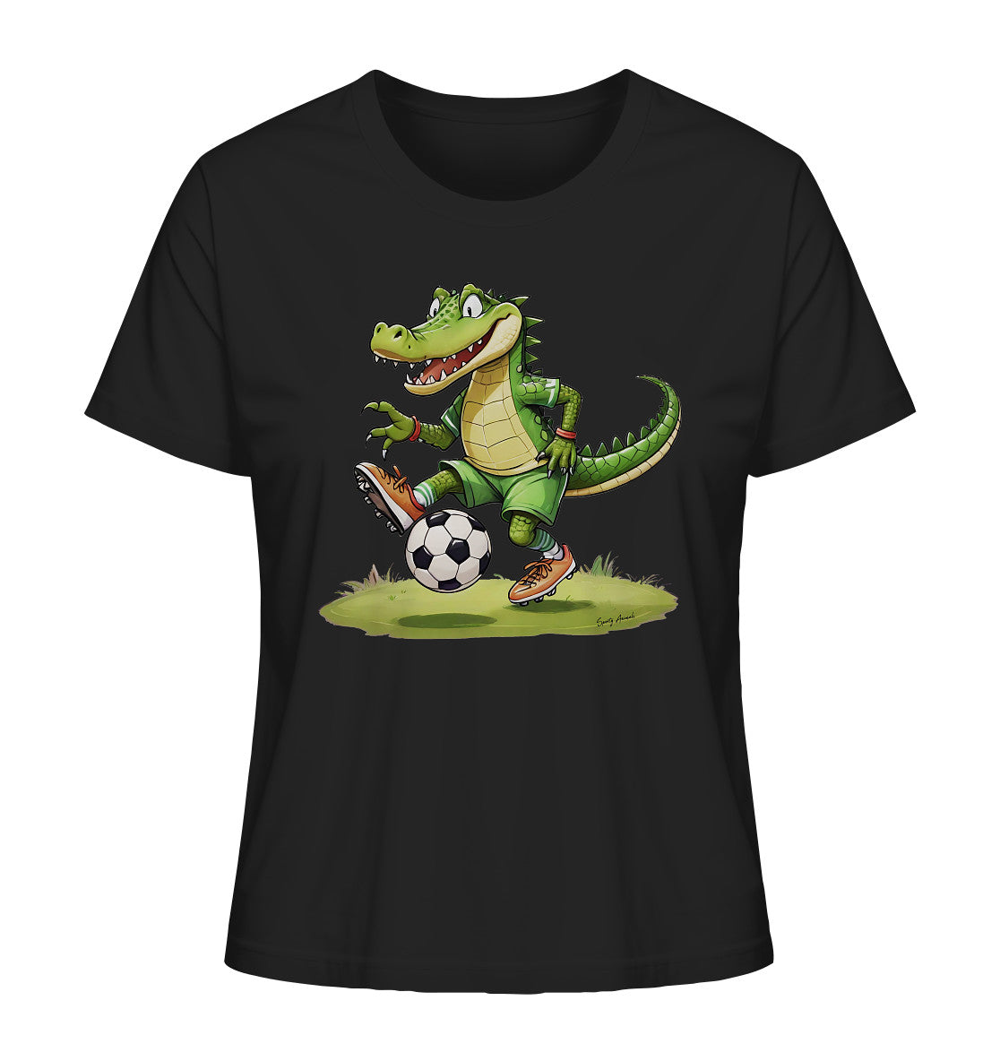 Soccer Crocodile - Ladies Organic Shirt