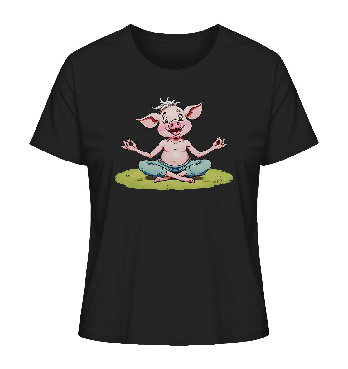 Yoga Pork - Ladies Organic Shirt