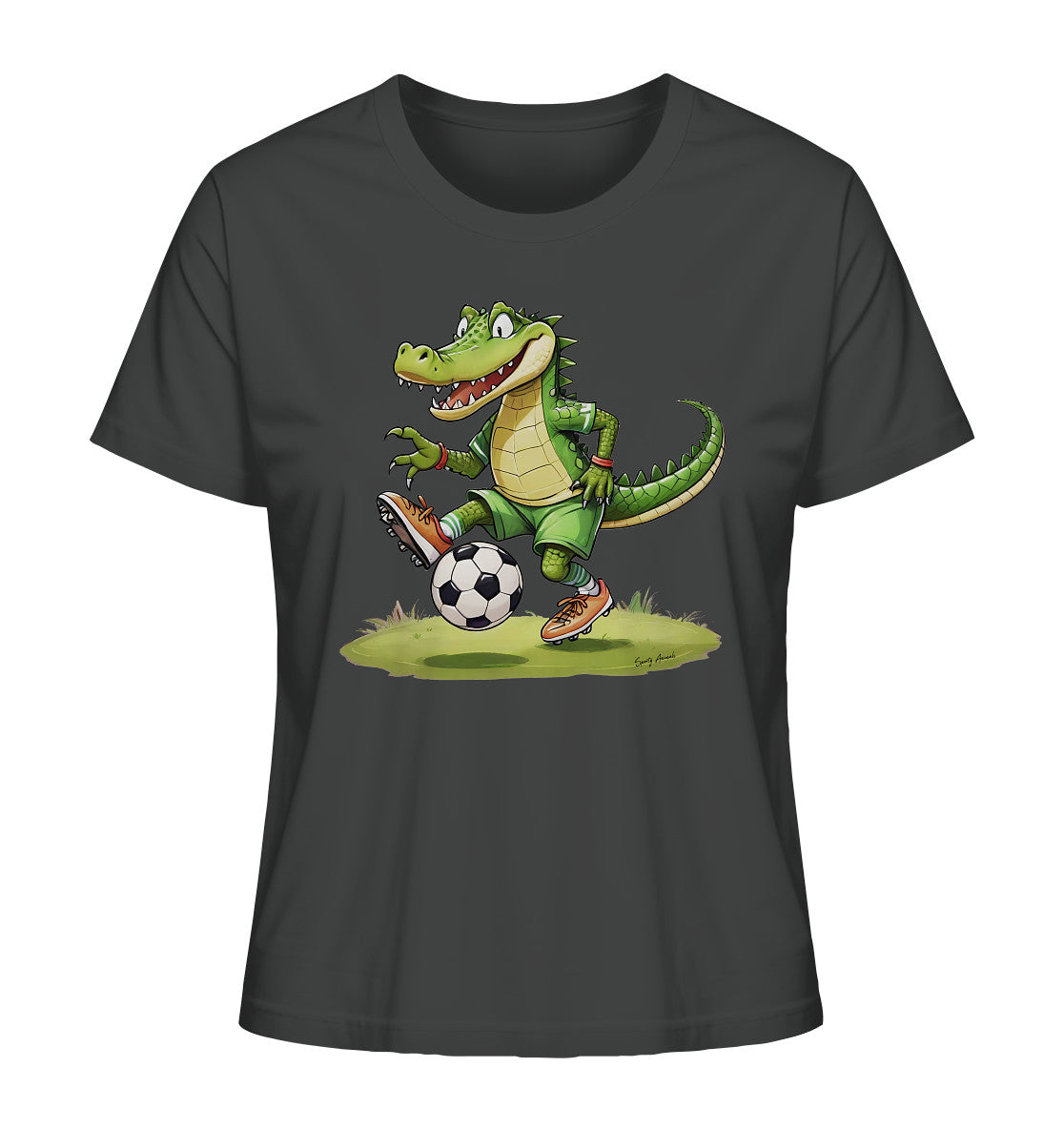 Soccer Crocodile - Ladies Organic Shirt