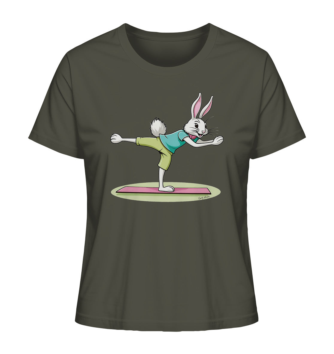 Pilates Bunny - Ladies Organic Shirt