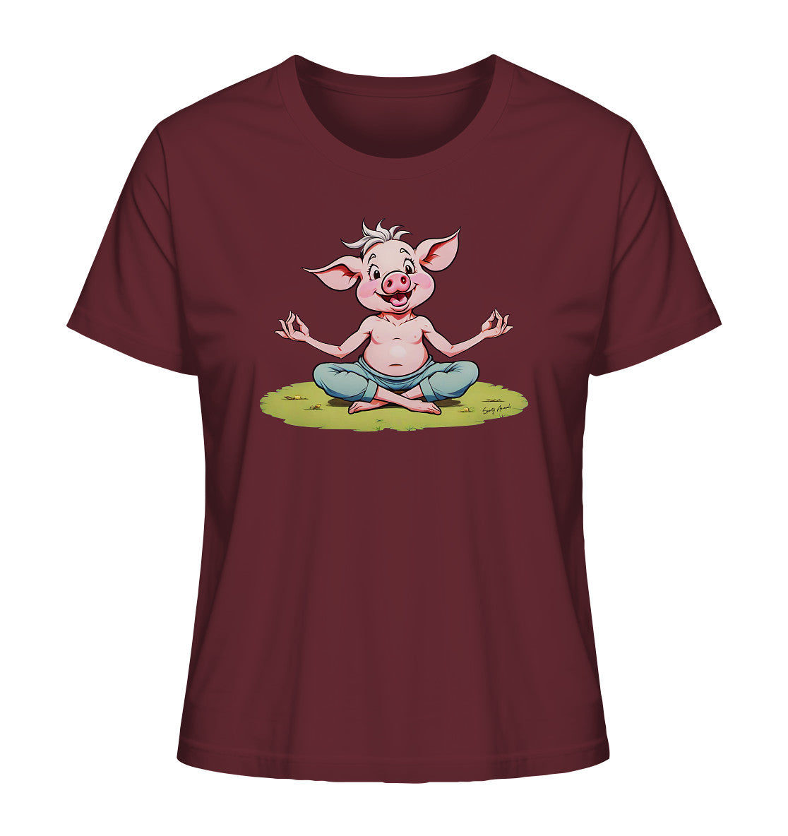 Yoga Pork - Ladies Organic Shirt