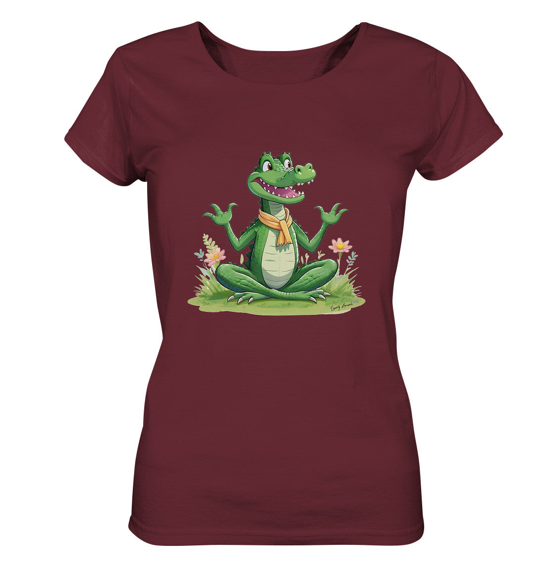 Yoga Crocodile - Ladies Organic Shirt