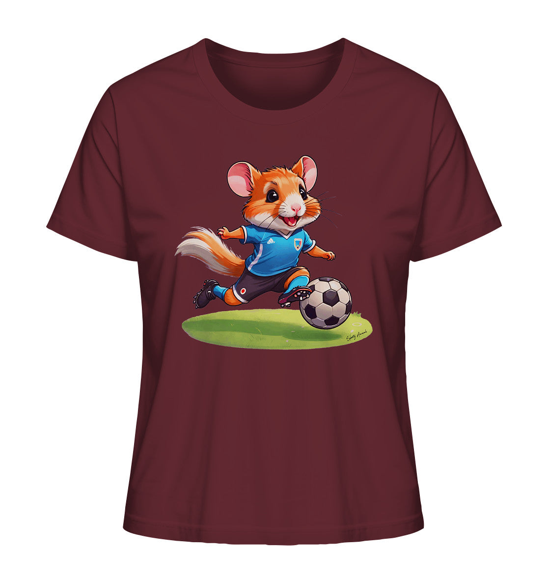 Soccer Hamster - Ladies Organic Shirt