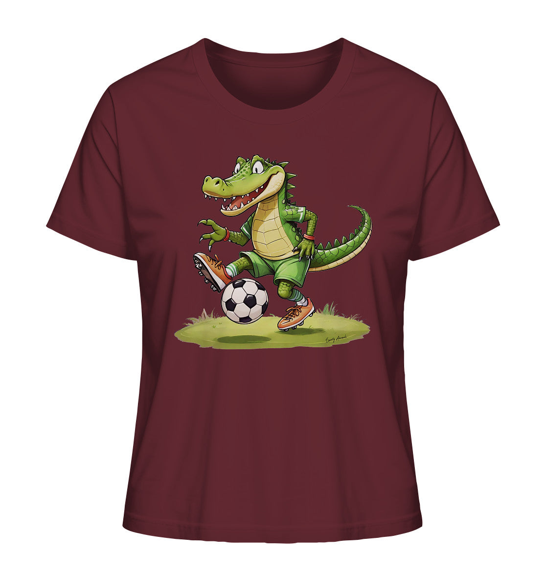 Soccer Crocodile - Ladies Organic Shirt