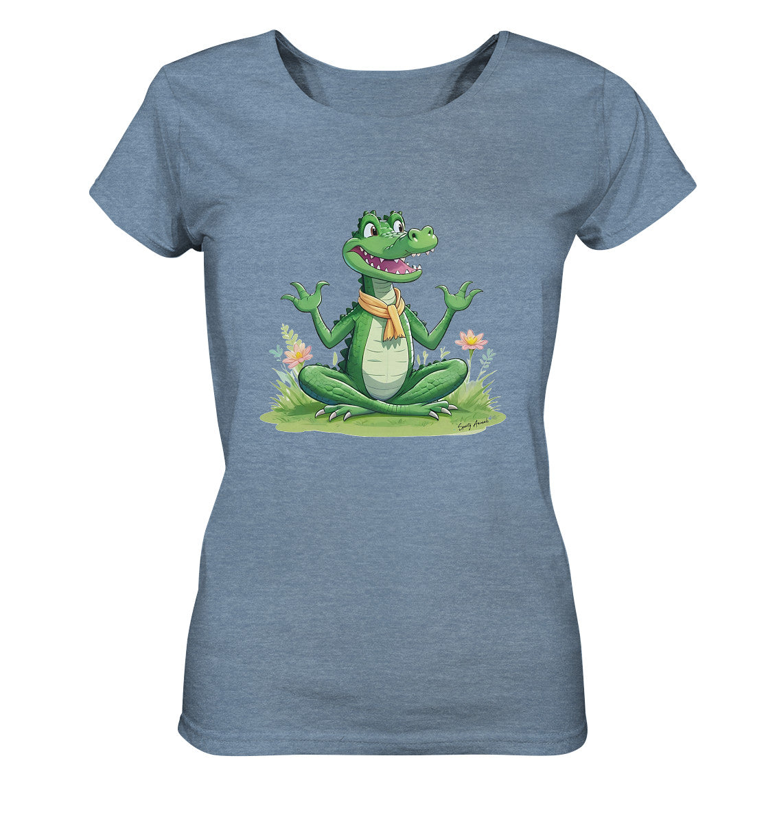 Yoga Crocodile - Ladies Organic Shirt