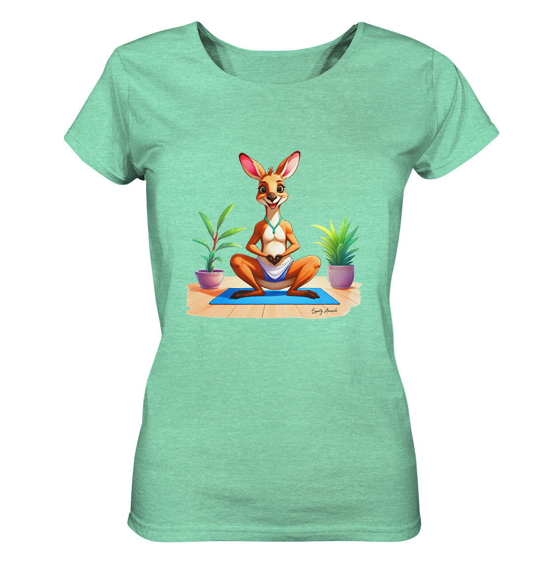 Yoga Kangaroo - Ladies Organic Shirt