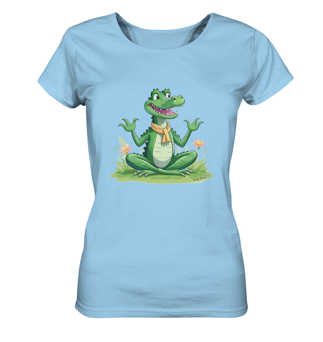 Yoga Crocodile - Ladies Organic Shirt