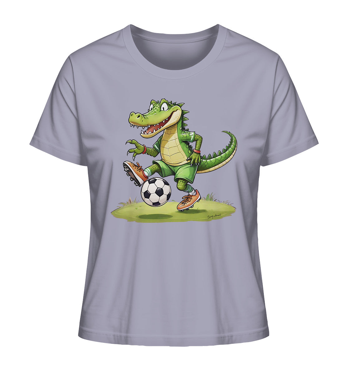 Soccer Crocodile - Ladies Organic Shirt