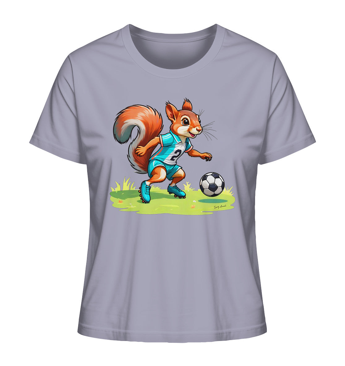 Soccer Squirrel - Ladies Organic Shirt