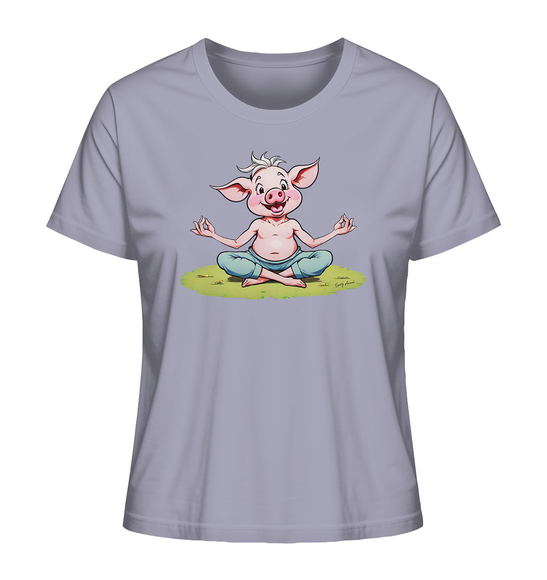 Yoga Pork - Ladies Organic Shirt