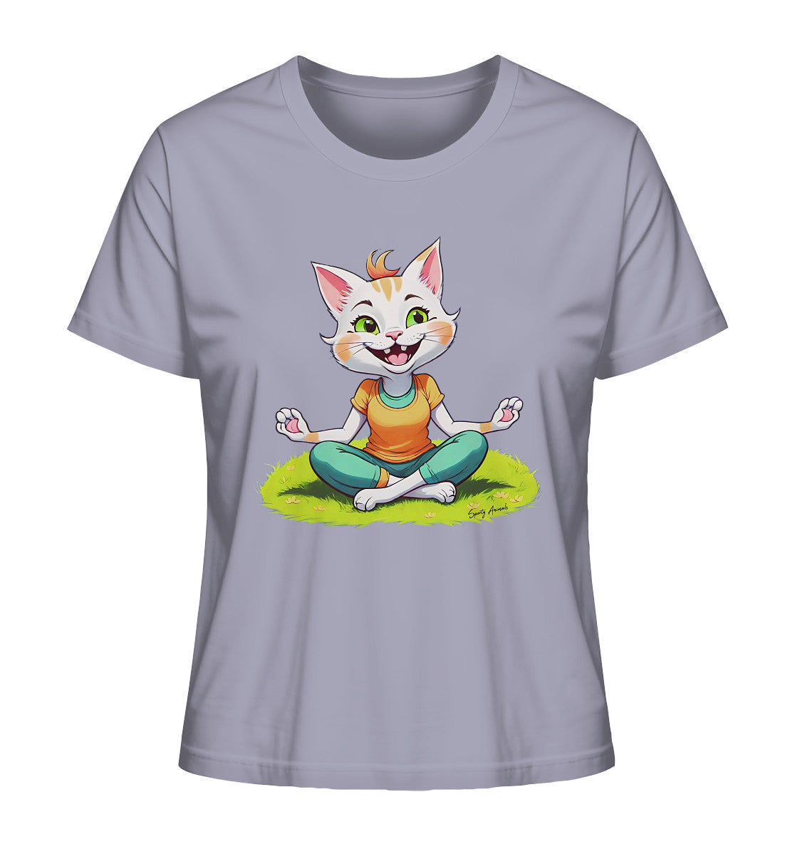 Yoga Cat - Ladies Organic Shirt