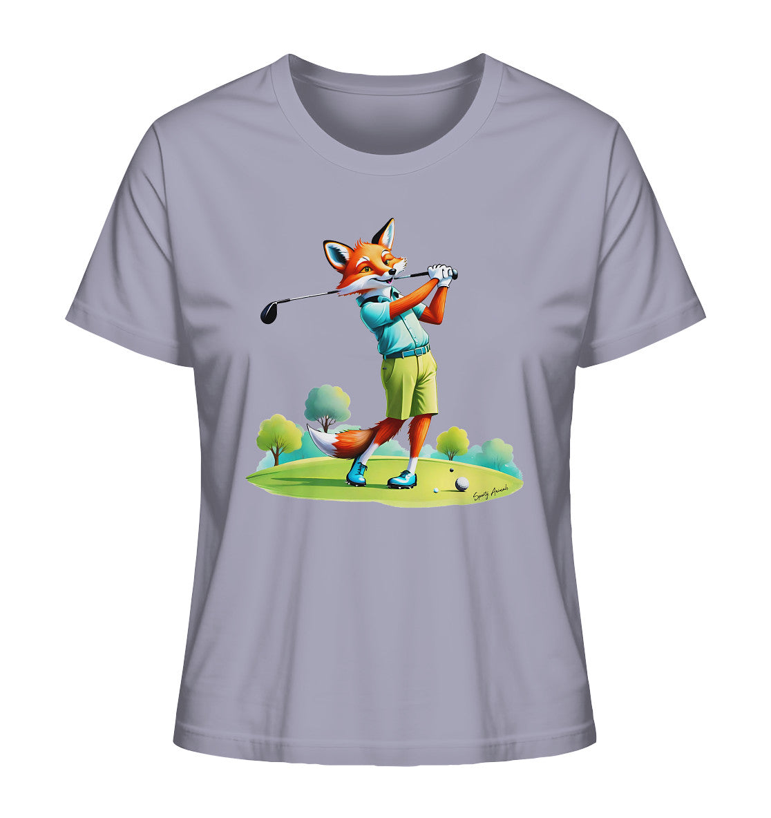 Golfing Fox - Ladies Organic Shirt