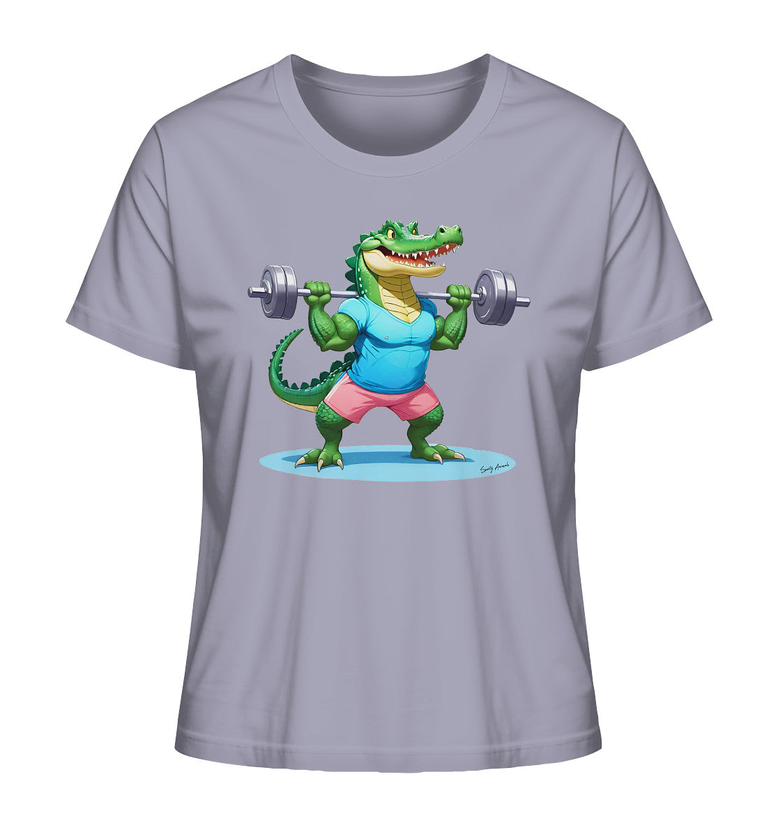 Fitness Crocodile - Ladies Organic Shirt