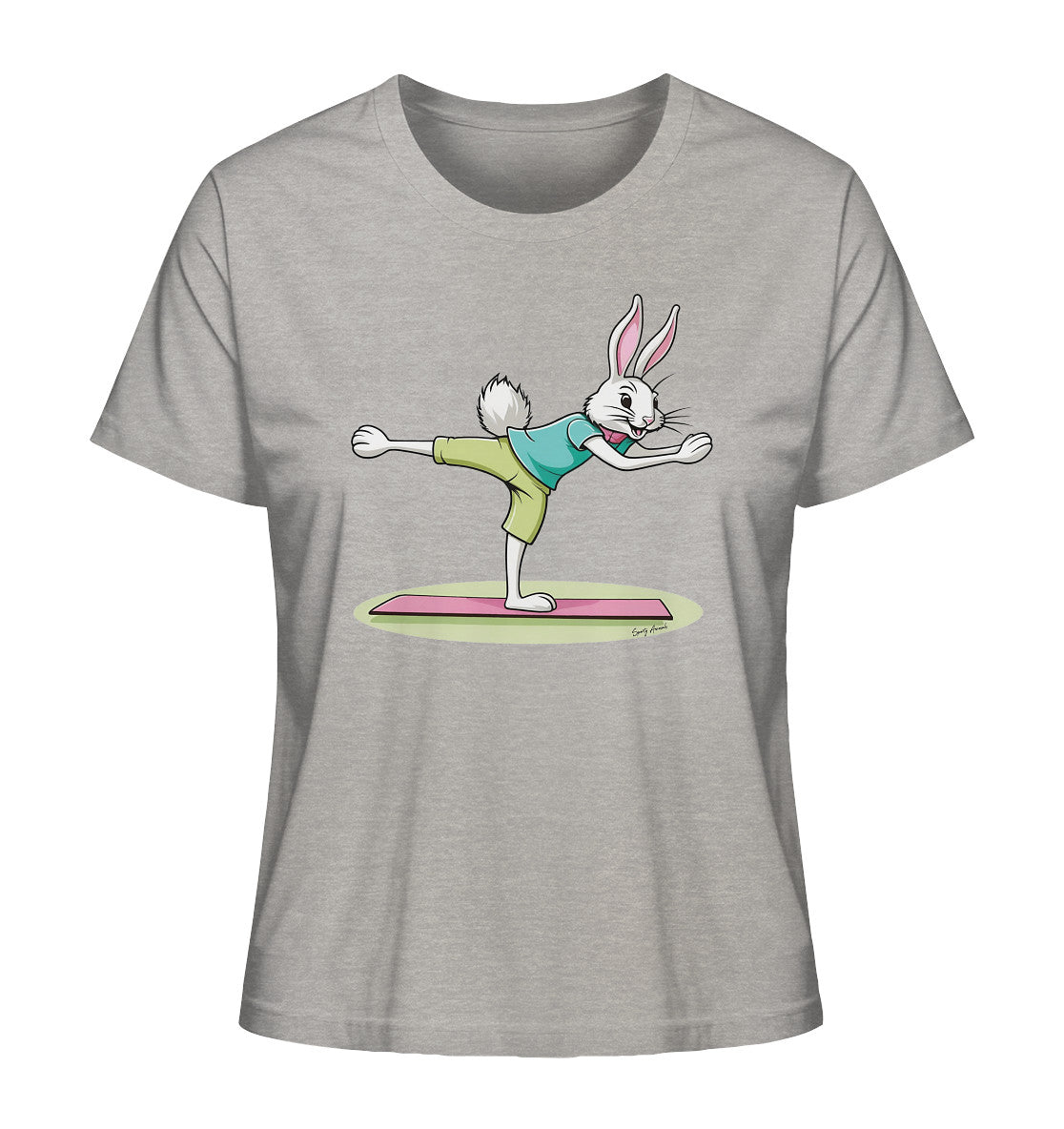 Pilates Bunny - Ladies Organic Shirt