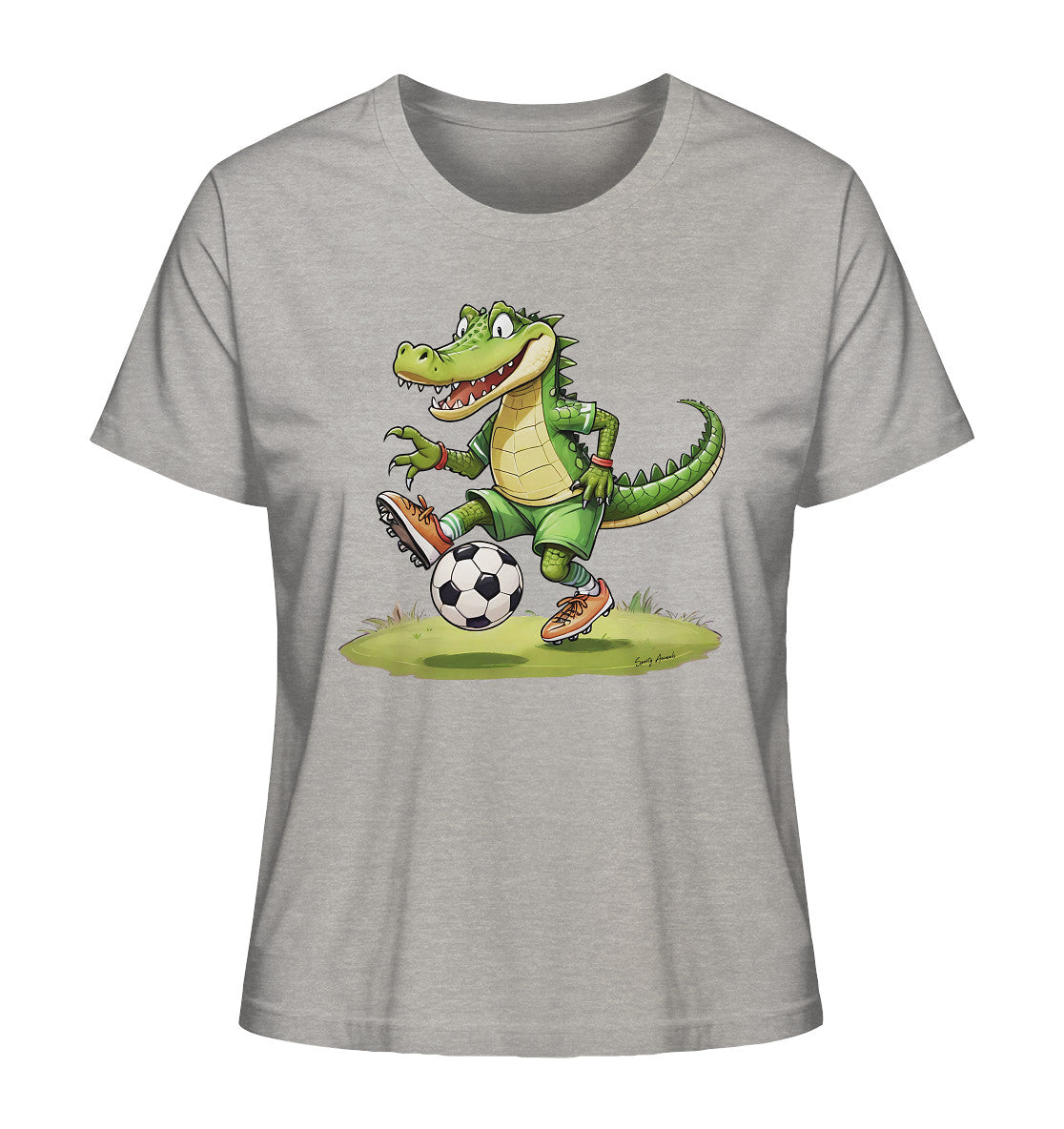 Soccer Crocodile - Ladies Organic Shirt