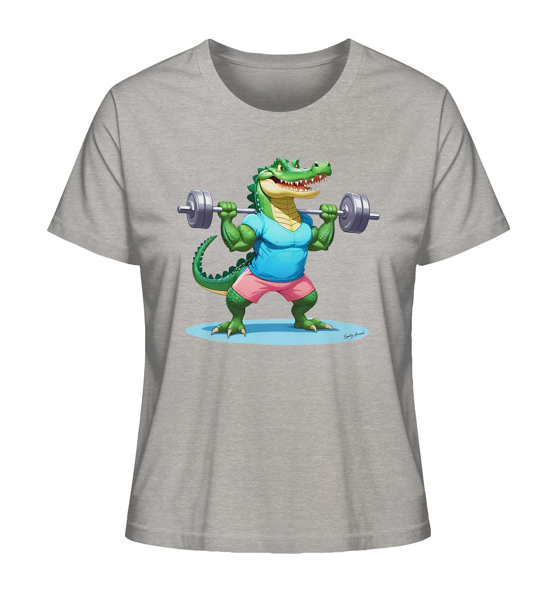 Fitness Crocodile - Ladies Organic Shirt