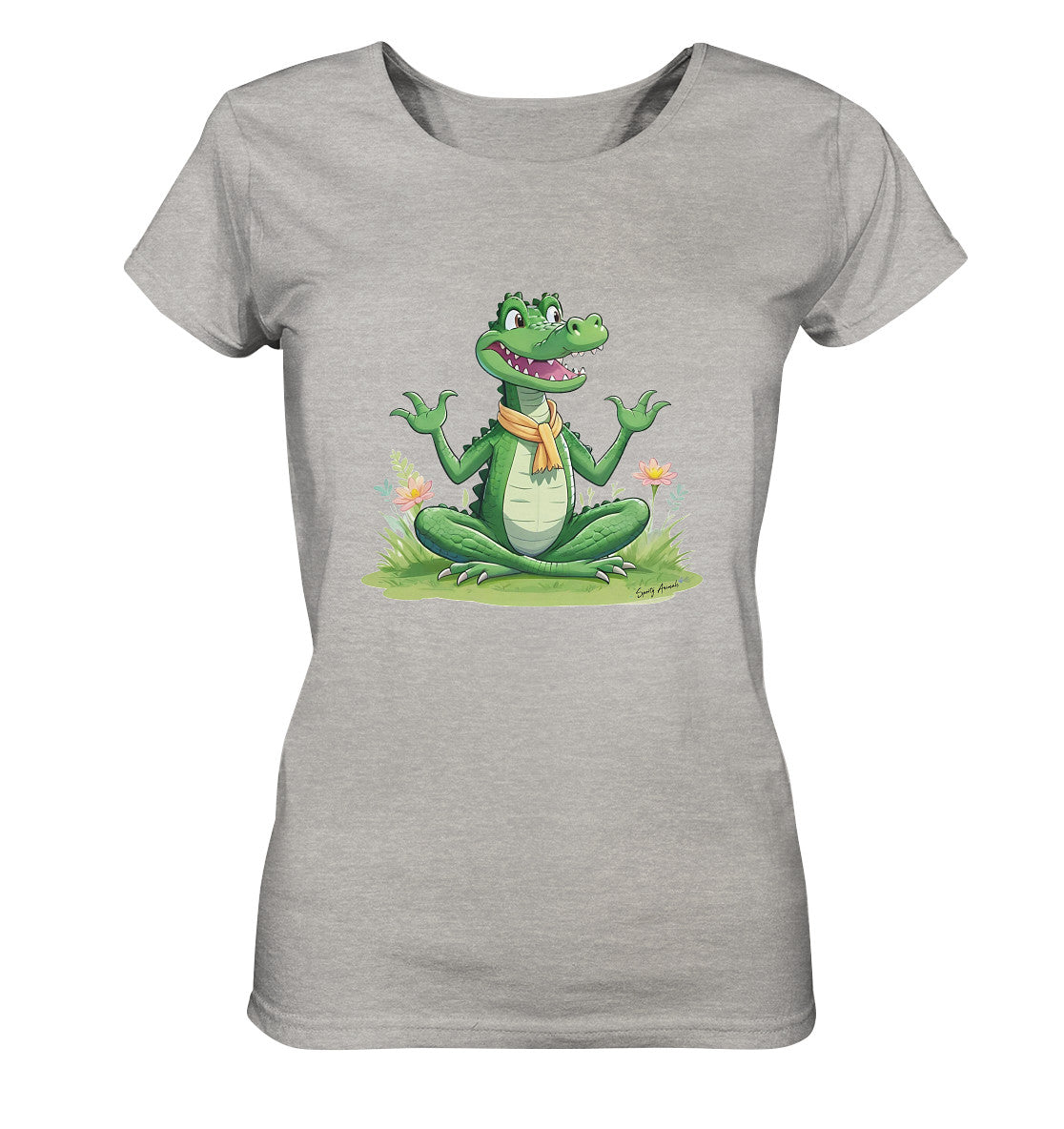 Yoga Crocodile - Ladies Organic Shirt