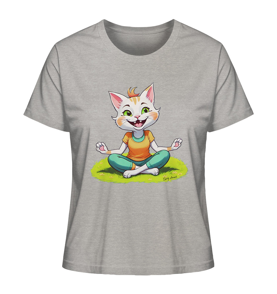 Yoga Cat - Ladies Organic Shirt