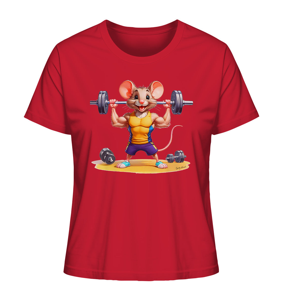 Fitness Mouse - Ladies Organic Shirt