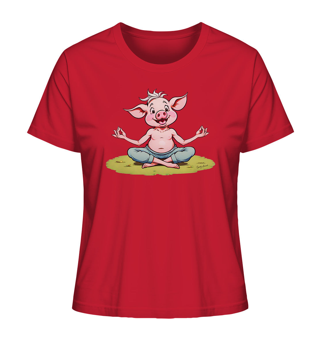 Yoga Pork - Ladies Organic Shirt