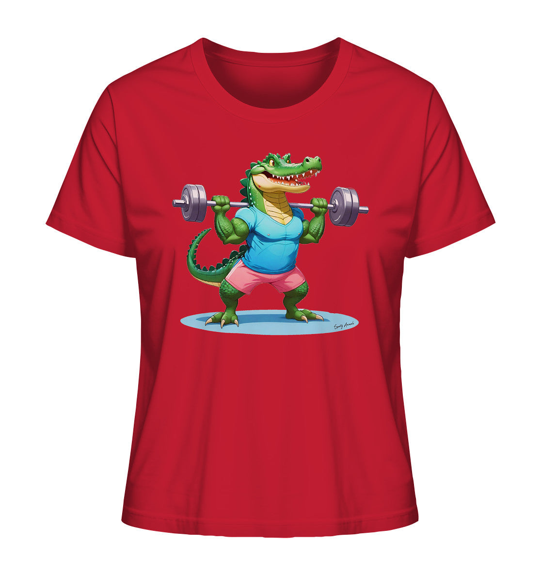 Fitness Crocodile - Ladies Organic Shirt